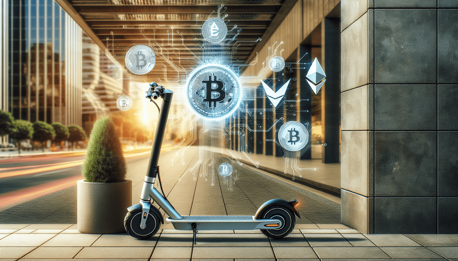 how to use crypto for scooter sharing services
